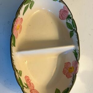 Floral Desert Rose by Franciscan - Vegetable serving  Divided Dish